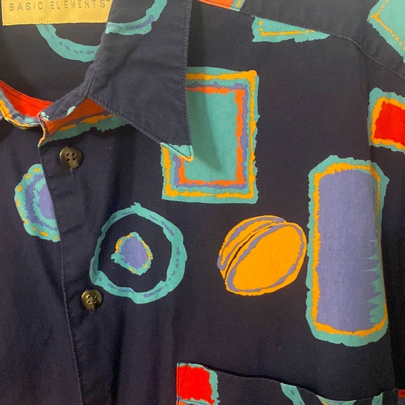 Basic Elements short sleeve button down shirt. - Picture 4 of 4